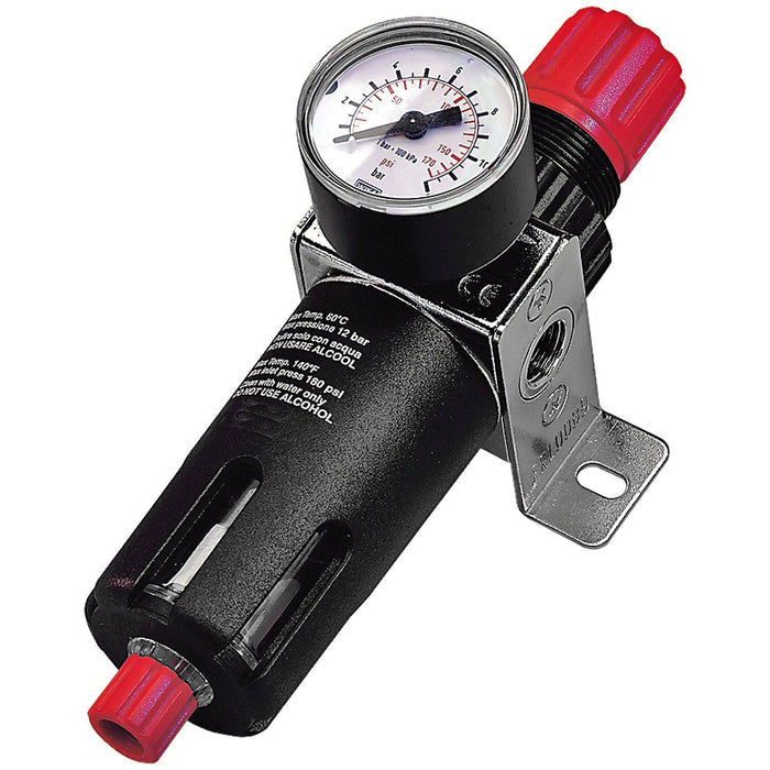 SIP 1/4" Filter Regulator with Gauge - Hurstbourne Forge Welding Supplies